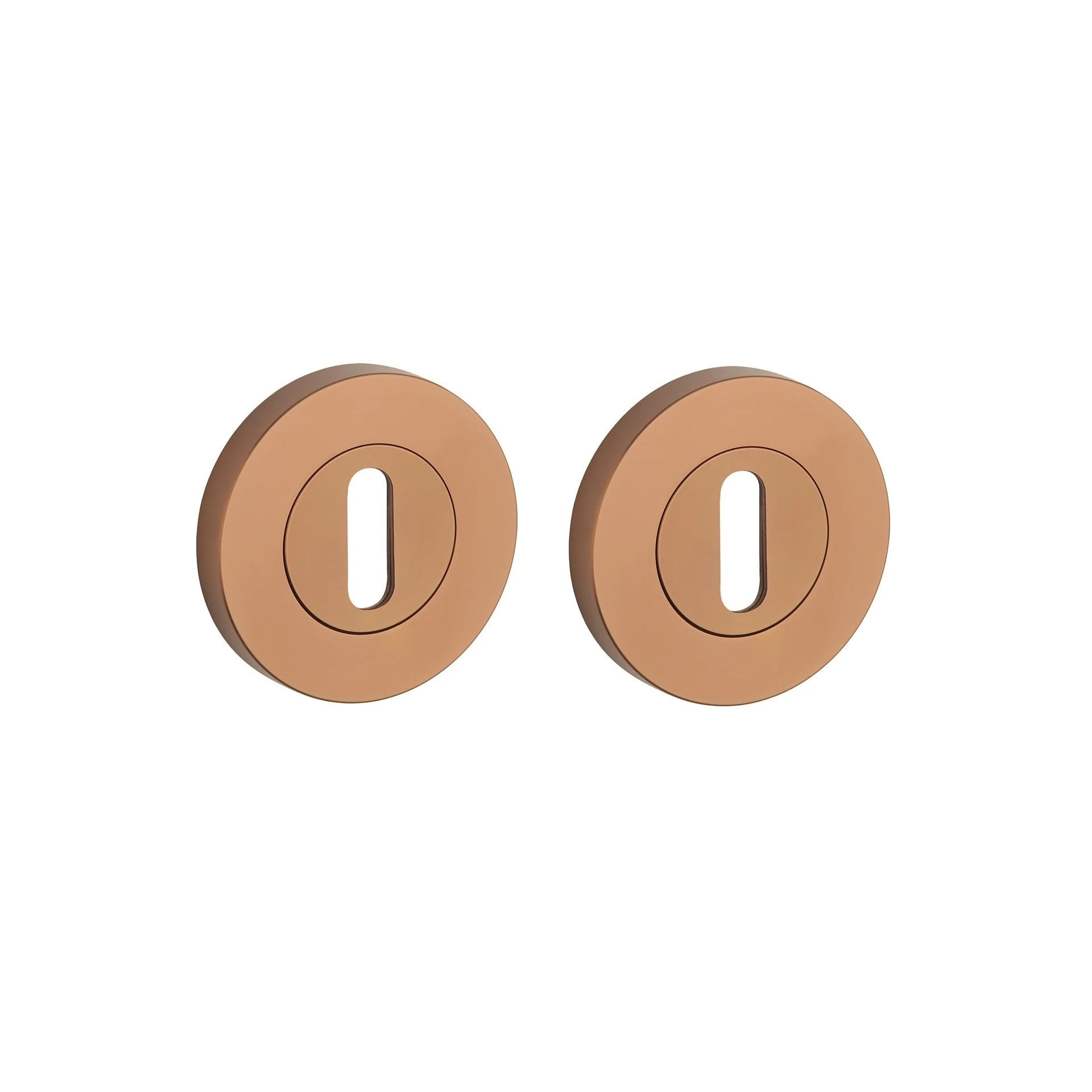 OVAL 1710 Set of Rosettes, Key Rosette, Copper Color